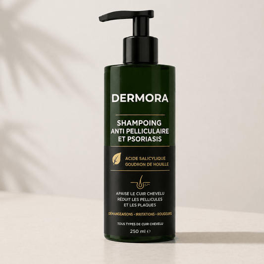 Shampoing pour Cuir Chevelu Irrité, Pellicules et Plaques